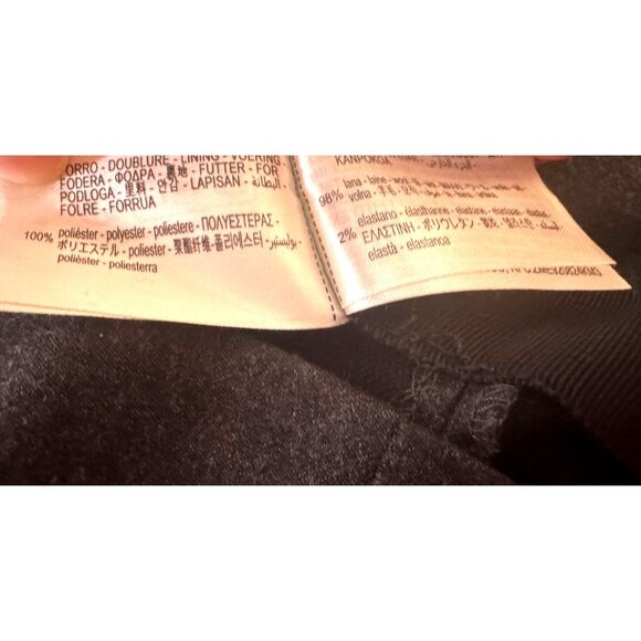 2/$30 Zara Small Black Charcoal Pencil Skirt Polyester Blend - Picture 7 of 12